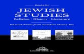 Jewish Studies 2009