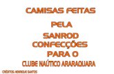 Camisas Campeonato Clube Naútico Araraquara 2º semestre.