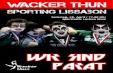 Matchprogramm Wacker Thun - Sporting Lissabon