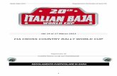 Italian Baja 2013 - RPG FIA CROSS COUNTRY RALLY WORLD CUP