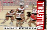 2012 Saint Benedict Volleyball Gameday Program