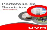 Portafolio de Servicios UVM CD MEX - SUR - LS