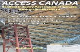 Access Canada Magazine October 2012