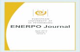ENERPO Journal April 2013 (Vol. 1, Iss. 2)
