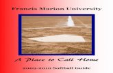 Francis Marion University sb recruiting book