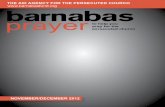 Barnabas Prayer November December 2012