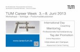 TUM Career Week, 3. – 8. Juni 2013