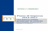 Intesa - slides Piano d'Impresa 2014-2017