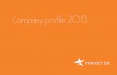 Company profile 2013. Interact biz