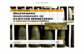 Key Findings Worldwide investments in cluster munitions