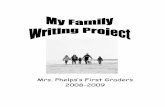 My Family Writing Project