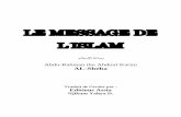 LE MESSAGE DE  L ISLAM