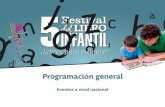 Programación Oficial 5 Festival del Libro Infantil