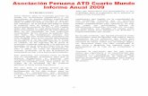 Informe Anual 2009 - Asociación Peruana ATD Cuarto Mundo