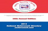 2013 National Motorcoach Directory