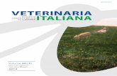 Veterinaria Italiana, Volume 50 (1), January-March 2014