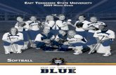 2009 ETSU Softball Media Guide