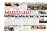 8 Mayıs 2013 Çarşamba Gazete Sayfaları