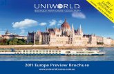 Europe 2011 Preview Brochure Extended to 28 May 2010