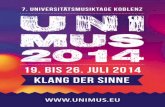 UIMUS 2014 - Der Klang der Sinne
