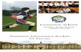 Gowerton School: Transition information booklet for parents