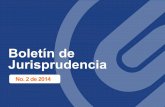 Boletin de jurisprudencia (No. 2/2014)