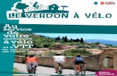 Brochure le Verdon à vélo et à VTT