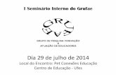 I Seminário Interno do Grufae - Memorial Visual