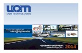 UQM Technologies Company Overview August 2014