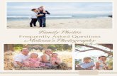 Family Portraits FAQ