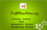 Buy Designer Salwar Suits and Anarkali Suits Online