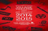 Village Theater Brochure 2014-2015