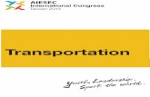 2014 AIESEC International Congress in Taiwan - IC Transportation Booklet