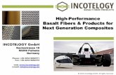 High performance basalt fibers & products for next gerneration composites