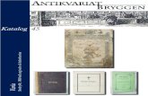 Antikvariat Bryggen - Katalog 45 - Varia