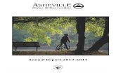 Asheville Parks & Recreation Annual Report 2013-2014
