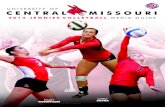 2014 Central Missouri Jennies Volleyball Media Guide