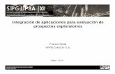 Integración de aplicaciones para evaluación de prospectos exploratorios