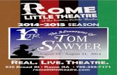 The Adventures of Tom Sawyer Playbill