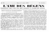 L'Ami des régens, 01 mars 1856