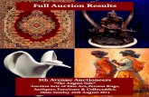 August Auction - Full Auction Results