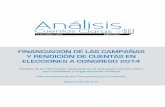 Análisis de Cuentas Claras - Congreso 2014
