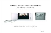 Video Porteiro Bivolt Residencial Com Fio Tela LCD 4" Colorido - Synter Digital