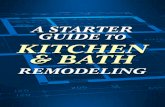 A starter guide to kitchen and bath remodeling
