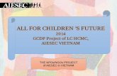 [AIESEC LC Ho Chi Minh City] ALL FOR CHILDREN 's FUTURE Project Booklet