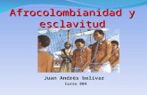 afrocolombianidad y esclavitud