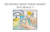 Do people wash their hands