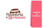 Catálogo Pastelería La Hortensia