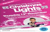 Christmas lights switch-on, 13 November 2014 with Gareth Gates