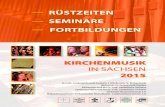 Kirchenmusik in Sachsen 2015